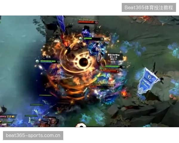 Dota2团战五人站位完美执行战术